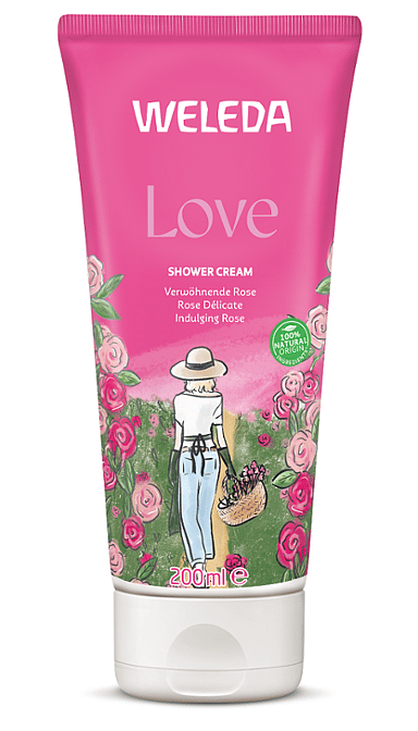 Love Crème de Douche Rose Délicate