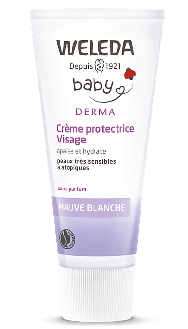 Crème protectrice Visage à la Mauve blanche