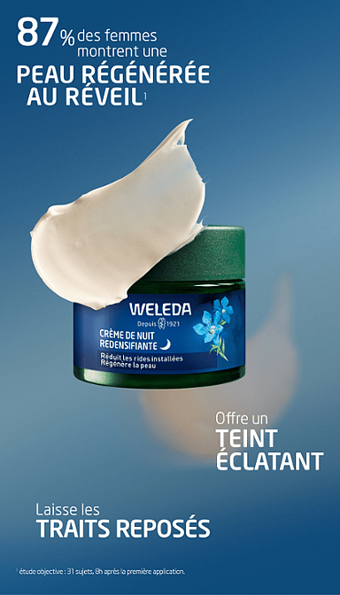 Crème de Nuit redensifiante Gentiane bleue et Edelweiss