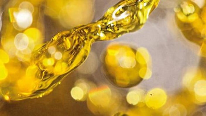golden oil drops