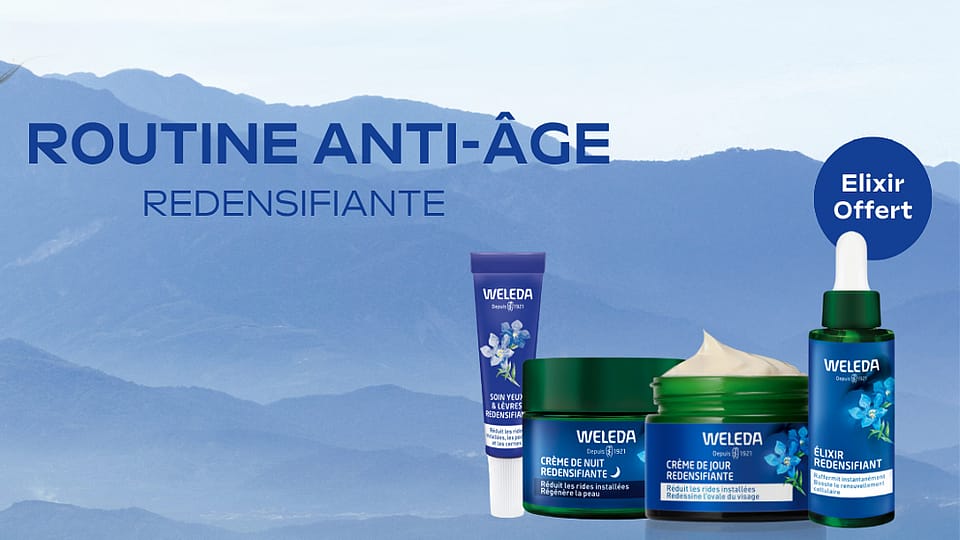 Routine gentiane bleue avec serum offert