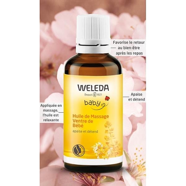 Huile de Massage Ventre de Bébé - Weleda 7