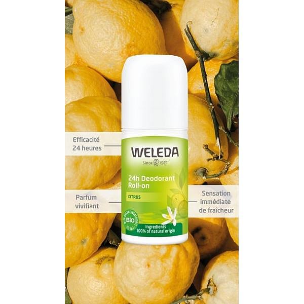 Déodorant roll-on 24h Citrus - Weleda 7