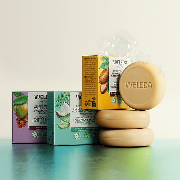 Shampooing solide Hydratation & Brillance - Weleda 8
