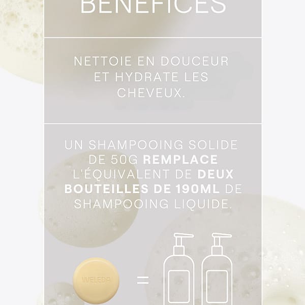 Shampooing solide Hydratation & Brillance - Weleda 5