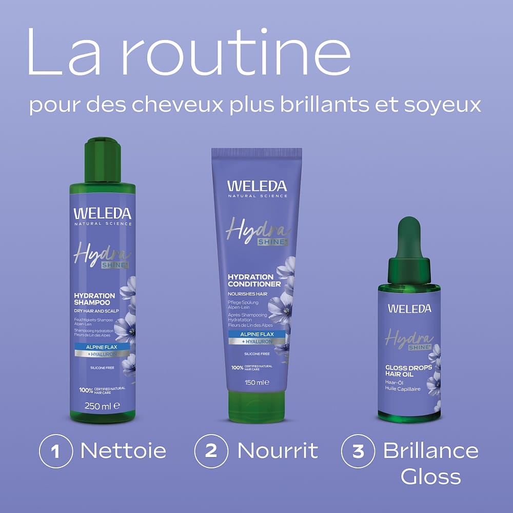 Hydra Shine Après-Shampooing Hydratation - Weleda 8