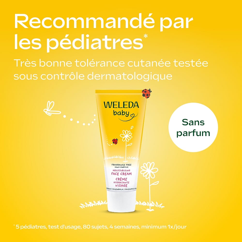 Crème hydratante Visage au Calendula bio sans parfum - Weleda 7