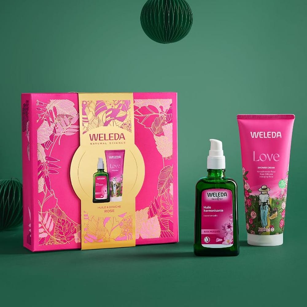 COFFRET NOEL CORPS ROSE 2025 - Weleda 3