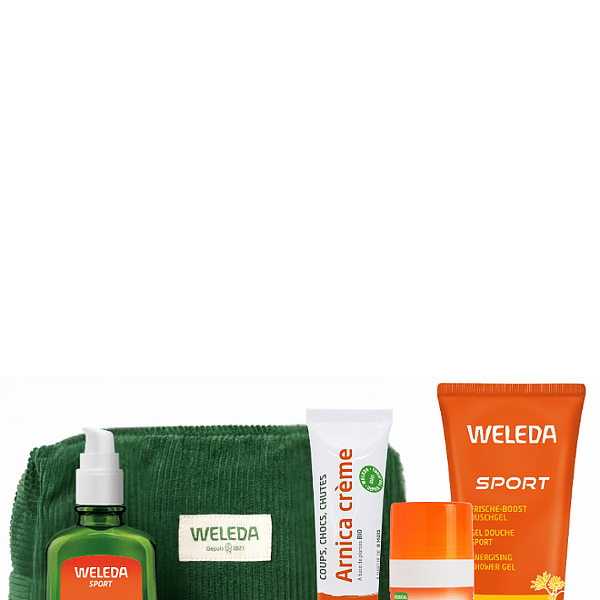 Routine sportive avec trousse - Weleda