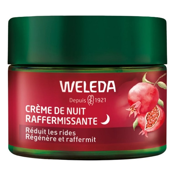Crème de Nuit raffermissante Grenade et Peptides de Maca - Weleda 6