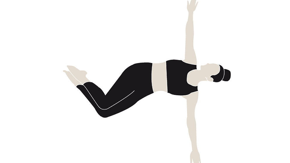 Posture de la torsion au sol